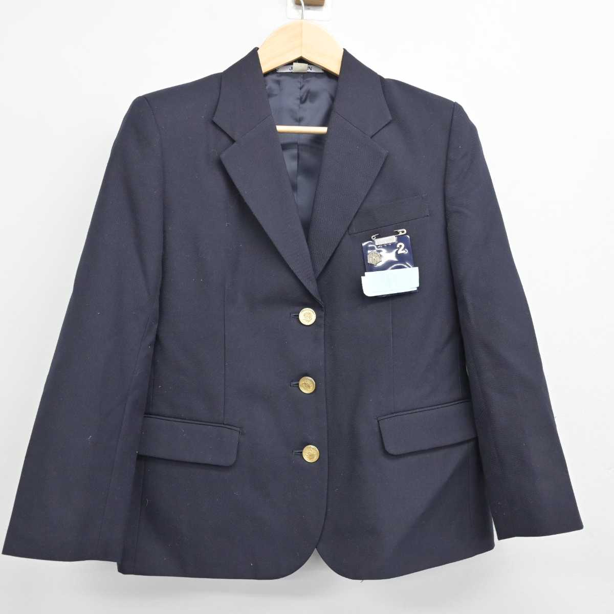 【中古】兵庫県 烏帽子中学校 女子制服 3点 (ブレザー・スカート) sf054455