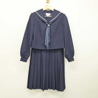 【中古】鳥取県 倉吉市立東中学校 女子制服 4点 (セーラー服・スカート・スカート) sf054456