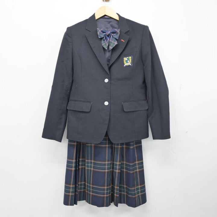 【中古】北海道 帯広緑陽高等学校 女子制服 4点 (ブレザー・ニット・スカート) sf054457