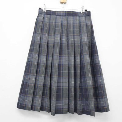 【中古】北海道 帯広緑陽高等学校 女子制服 2点 (ニットベスト・スカート) sf054458