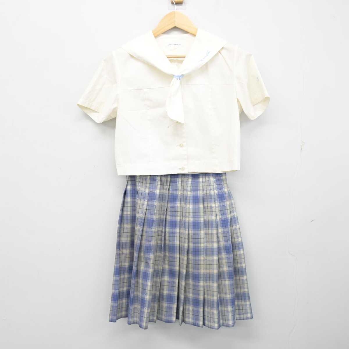 【中古】愛知県 名城大学附属高等学校 女子制服 2点 (セーラー服・スカート) sf054462