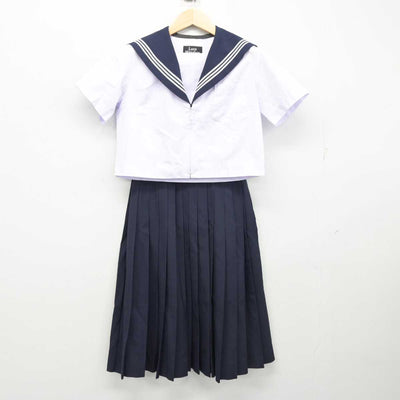 【中古】愛知県 あま市立美和中学校 女子制服 2点 (セーラー服・スカート) sf054466