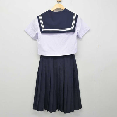 【中古】愛知県 あま市立美和中学校 女子制服 2点 (セーラー服・スカート) sf054466