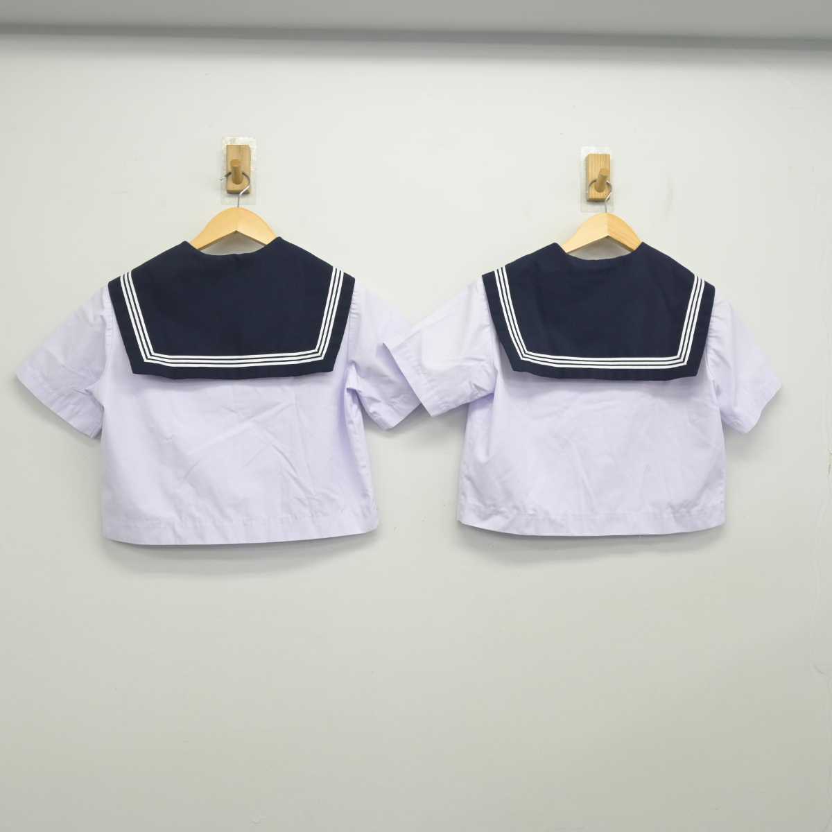 【中古】愛知県 あま市立美和中学校 女子制服 2点 (セーラー服) sf054467