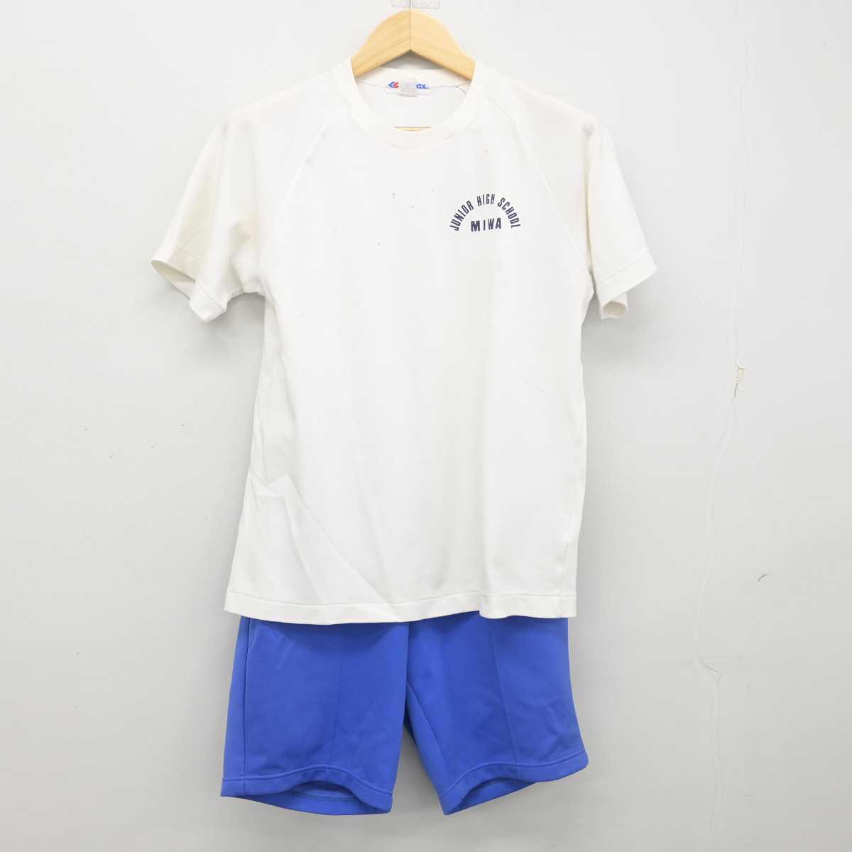 【中古】愛知県 あま市立美和中学校 女子制服 2点 (体操服 上・体操服 下) sf054475