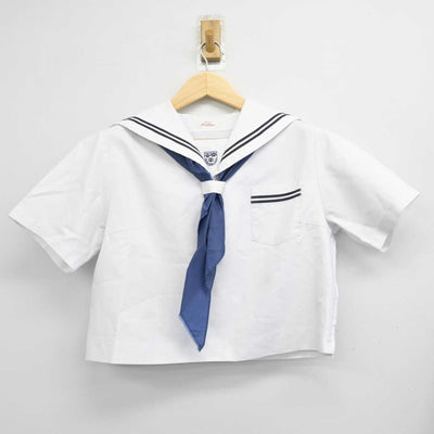 【中古】広島県 栗原中学校 女子制服 3点 (セーラー服・スカート) sf054478