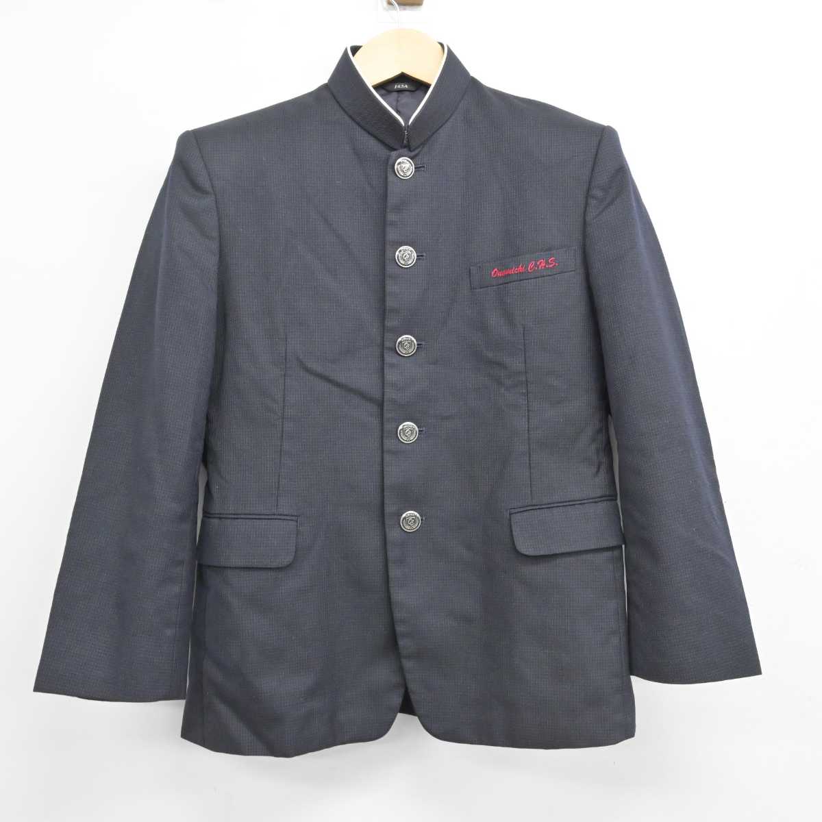 【中古】広島県 尾道商業高等学校 男子制服 2点 (学ラン・シャツ) sf054479