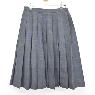 【中古】京都府 嵯峨野高等学校 女子制服 4点 (ニットベスト・シャツ・スカート) sf054492