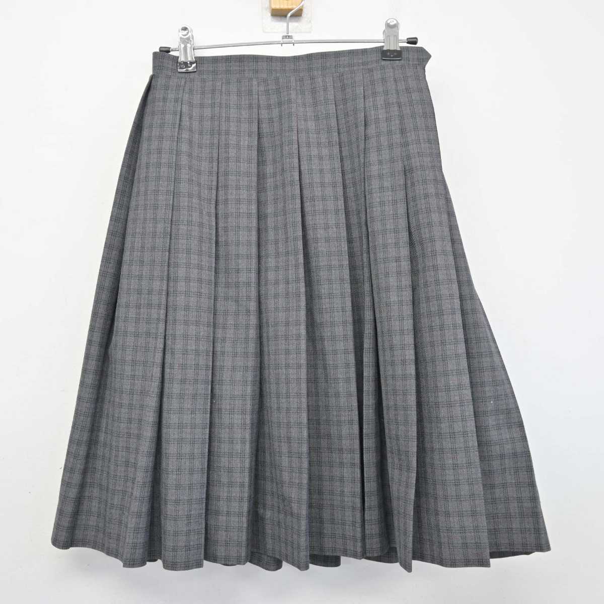 【中古】大阪府 平田中学校 女子制服 3点 (ブレザー・スカート・シャツ) sf054493