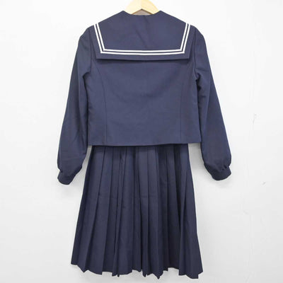 【中古】愛知県 佐屋中学校 女子制服 2点 (セーラー服・スカート) sf054496