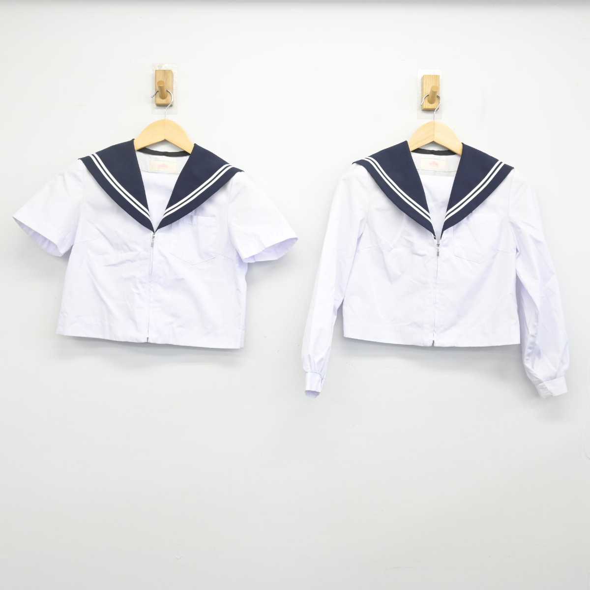 【中古】愛知県 佐屋中学校 女子制服 2点 (セーラー服) sf054498