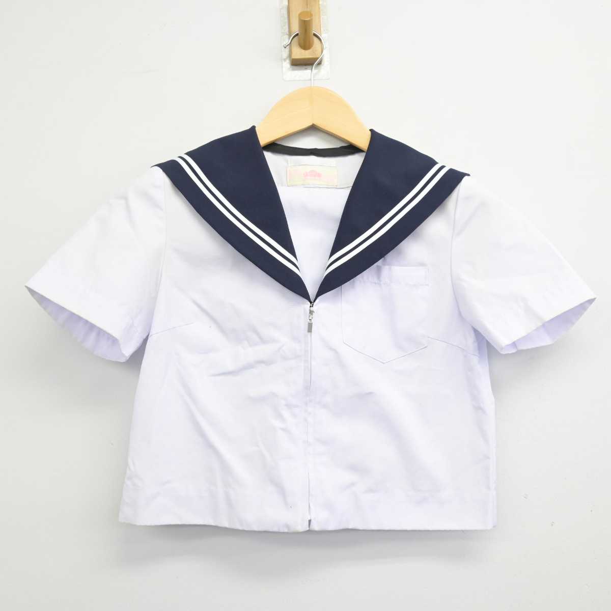 【中古】愛知県 佐屋中学校 女子制服 2点 (セーラー服) sf054498