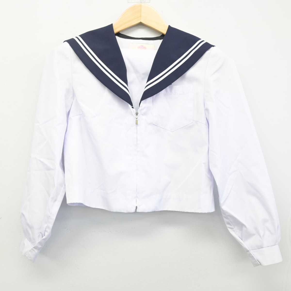 【中古】愛知県 佐屋中学校 女子制服 2点 (セーラー服) sf054498