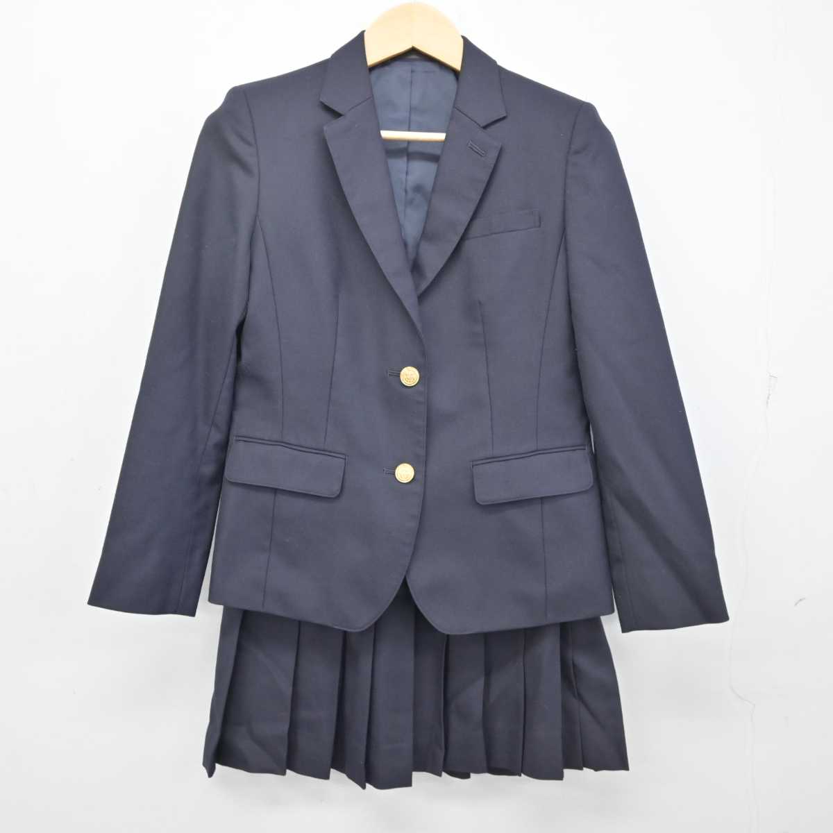 【中古】神奈川県 湘南高等学校 女子制服 4点 (ブレザー・スカート) sf054503