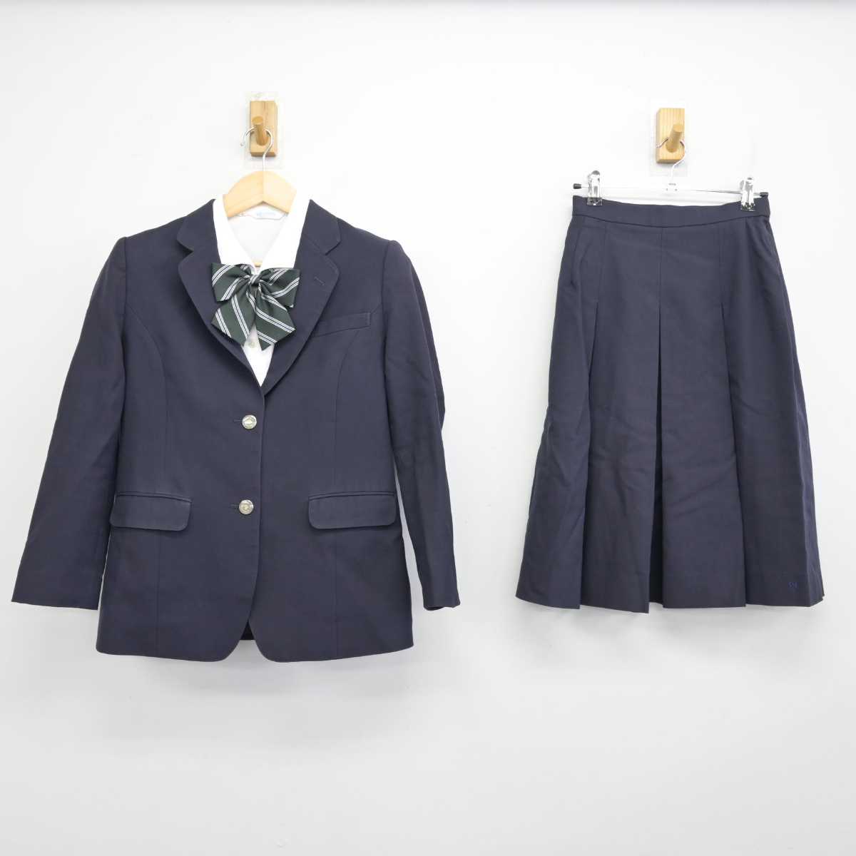 【中古】愛知県 五条高等学校 女子制服 4点 (ブレザー・シャツ・スカート) sf054509