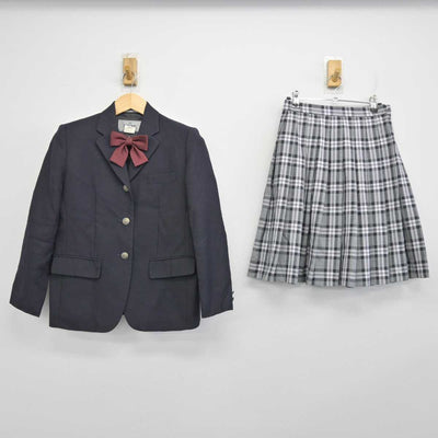 【中古】愛知県 同朋高等学校 女子制服 3点 (ブレザー・スカート) sf054511