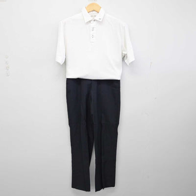 【中古】北海道 札幌静修高等学校 男子制服 2点 (シャツ・ズボン) sf054516