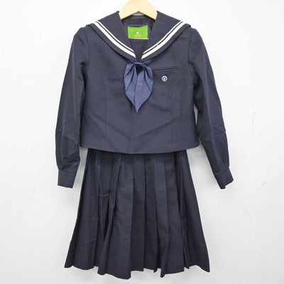 【中古】北海道 札幌静修高等学校 女子制服 4点 (セーラー服・スカート) sf054517