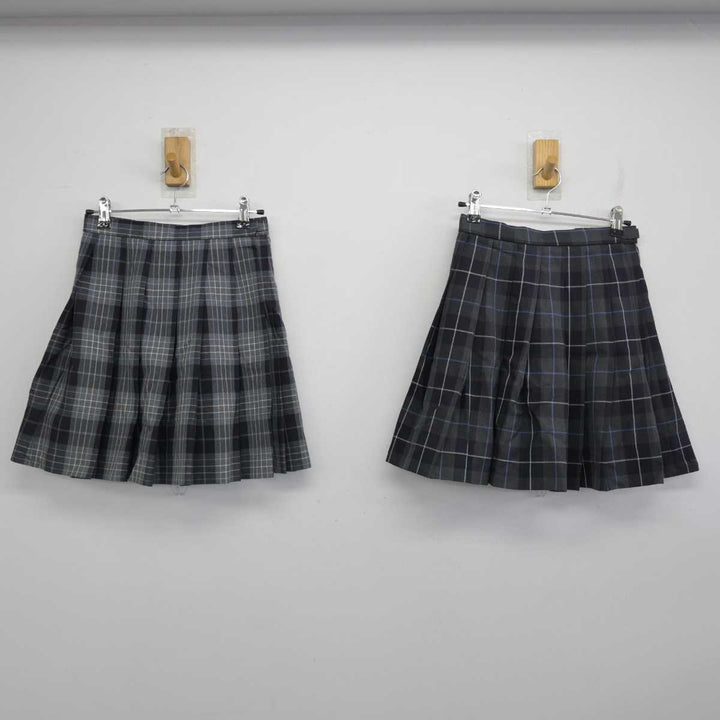 【中古】大阪府 学校法人淀之水学院昇陽高等学校 女子制服 3点 (ニット・スカート) sf054530