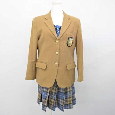 【中古】東京都 品川女子学院高等部 女子制服 4点 (ブレザー・ニット・スカート) sf054574