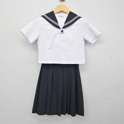 【中古】東京都 大森第四中学校 女子制服 3点 (セーラー服・セーラー服・スカート) sf054584