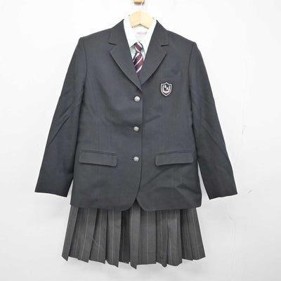 【中古】北海道 北広島西高等学校 女子制服 4点 (ブレザー・シャツ・スカート) sf054599