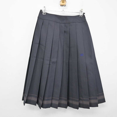 【中古】北海道 北白石中学校 女子制服 2点 (ニットベスト・スカート) sf054606