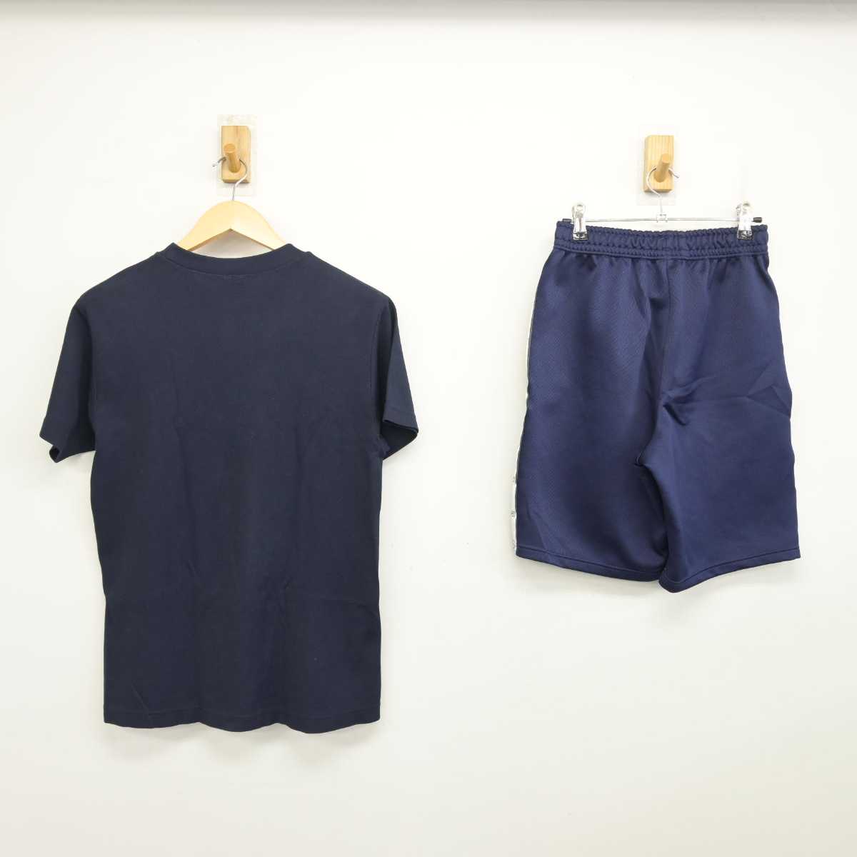 【中古】北海道 北白石中学校 女子制服 2点 (体操服 上・体操服 下) sf054610