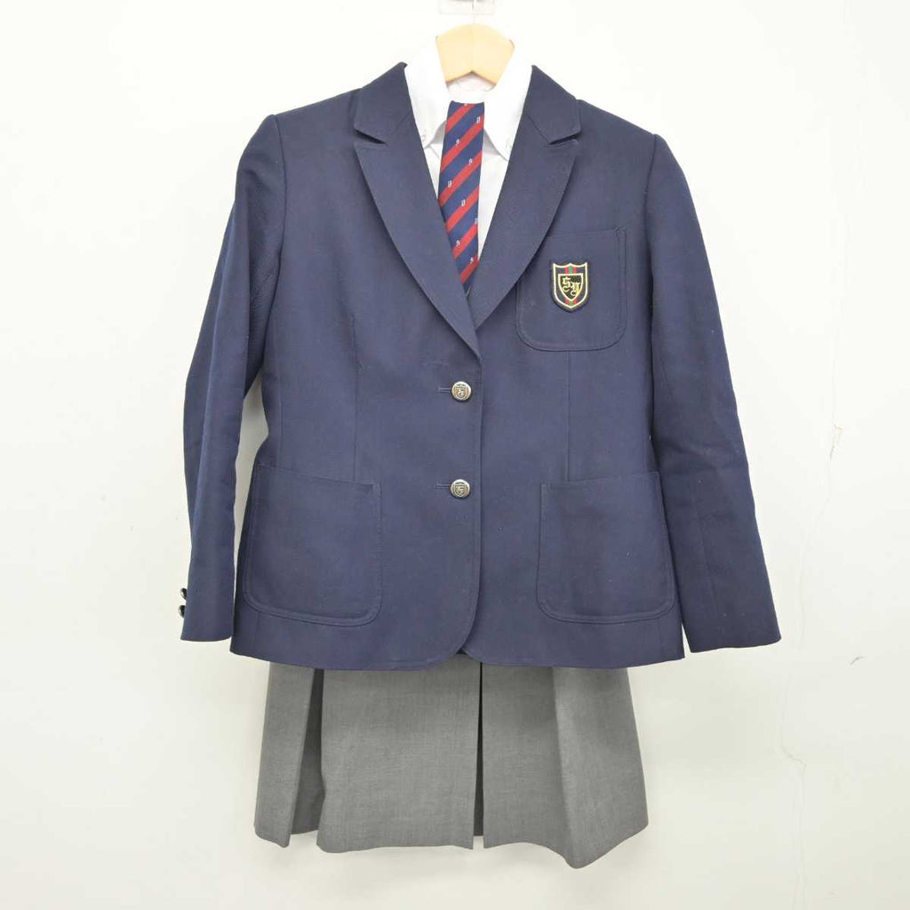 中古】神奈川県 相洋高等学校 女子制服 5点 (ブレザー・ベスト・シャツ・スカート) sf054615 | 中古制服通販パレイド