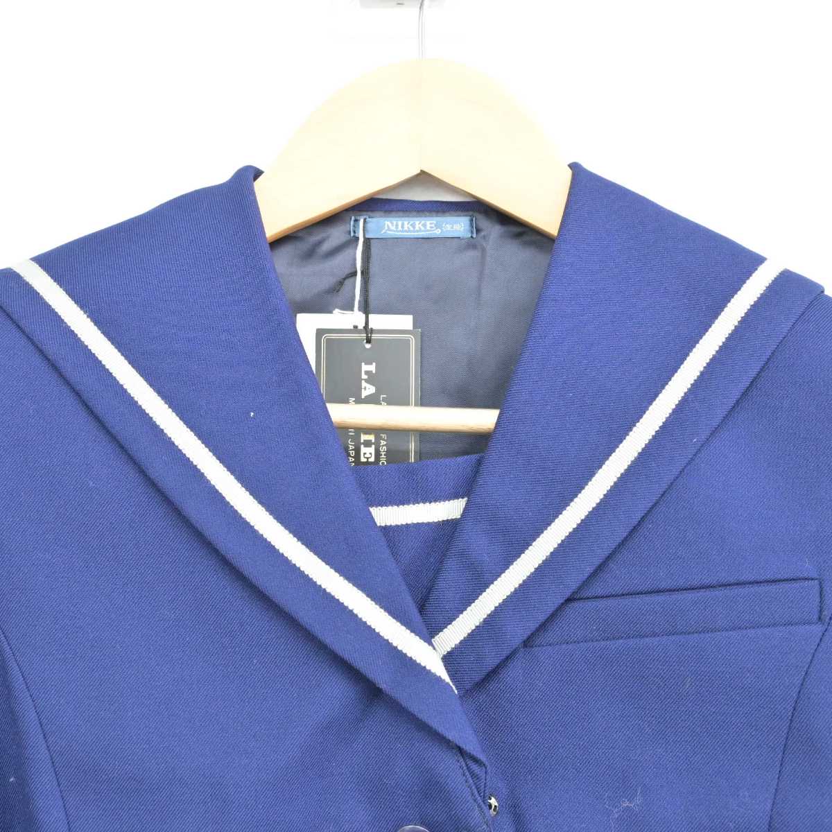 【中古】秋田県 秋田高等学校 女子制服 2点 (セーラー服・スカート) sf054647