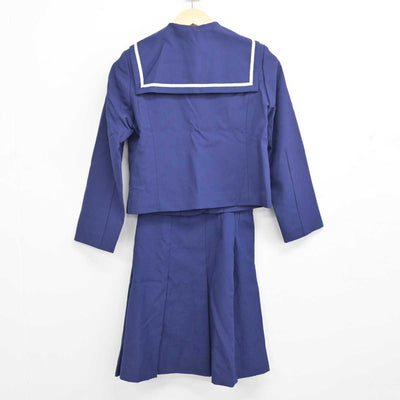 【中古】秋田県 秋田高等学校 女子制服 2点 (セーラー服・スカート) sf054648