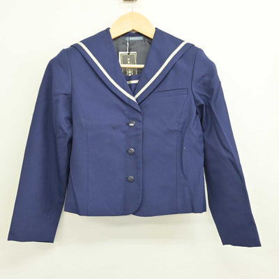 【中古】秋田県 秋田高等学校 女子制服 2点 (セーラー服・スカート) sf054648