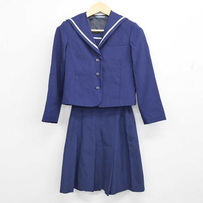 【中古】秋田県 秋田高等学校 女子制服 2点 (セーラー服・スカート) sf054649