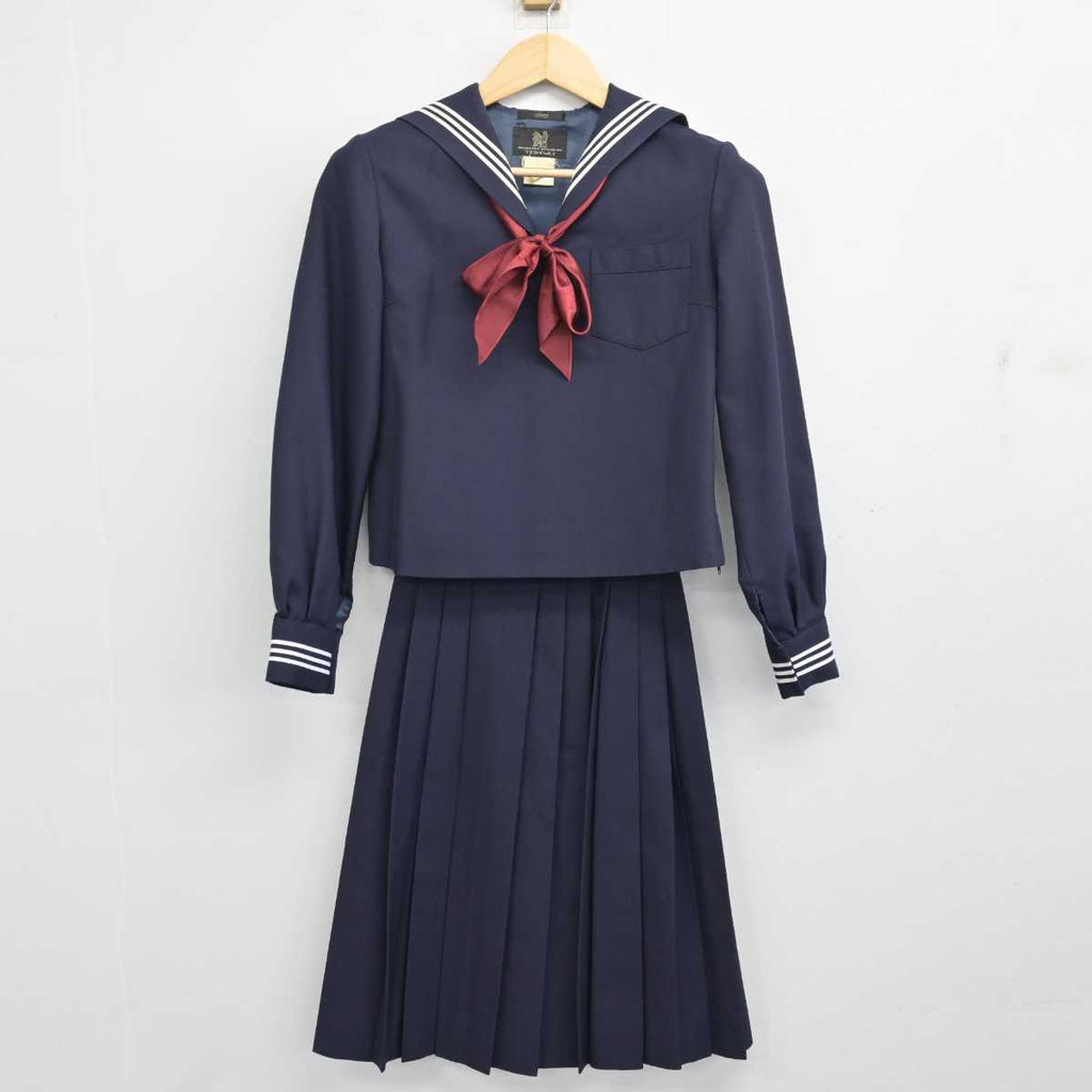 中古】東京都 実践女子学園中学・高等学校 女子制服 3点 (セーラー服・スカート) sf054658 | 中古制服通販パレイド