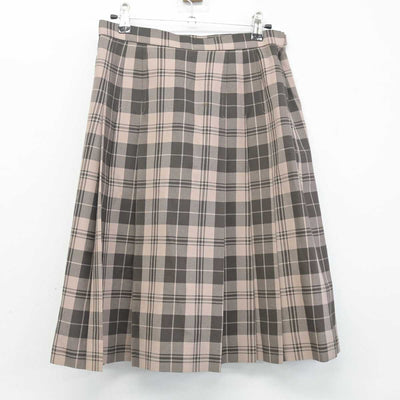 【中古】福島県 郡山高等学校 女子制服 2点 (ベスト・スカート) sf054673