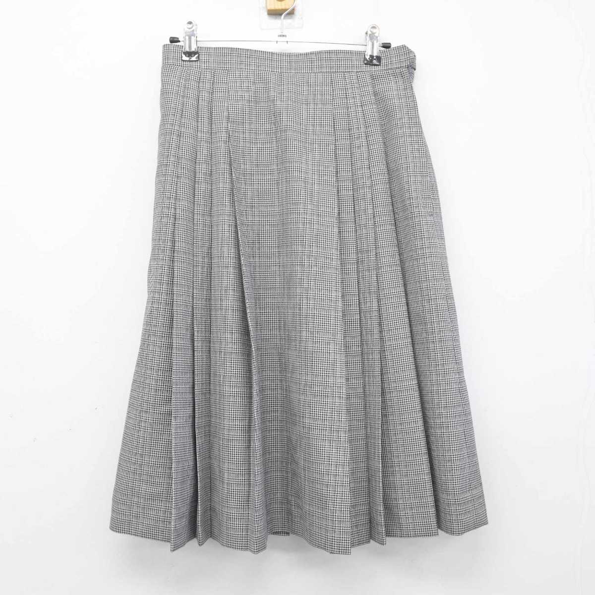 【中古】埼玉県 小谷場中学校 女子制服 2点 (シャツ・スカート) sf054681