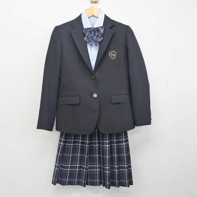 【中古】埼玉県 叡明高等学校 女子制服 6点 (ブレザー・ニット・シャツ・スカート) sf054690