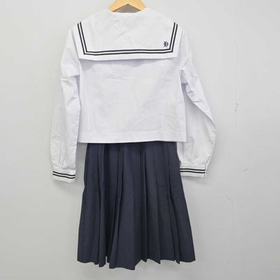 【中古】広島県 尾道東高等学校 女子制服 3点 (セーラー服・スカート) sf054704