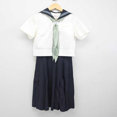 【中古】東京都 大妻中野中学校・高等学校 女子制服 4点 (セーラー服・スカート) sf054707