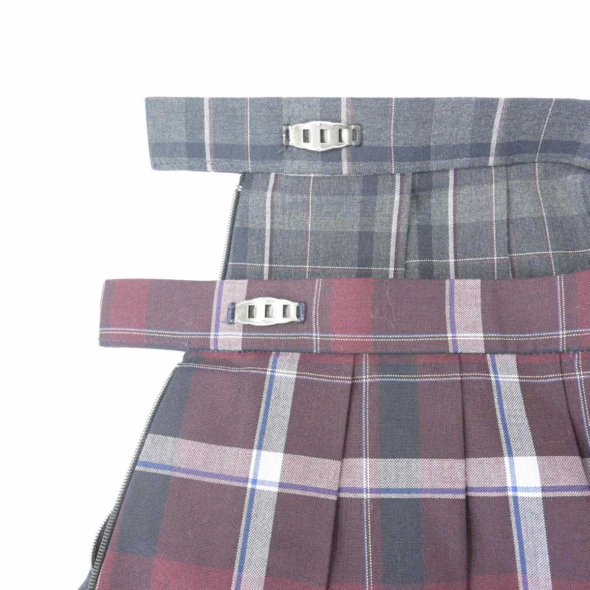 【中古】滋賀県 立命館守山中学校 女子制服 2点 (スカート) sf054717