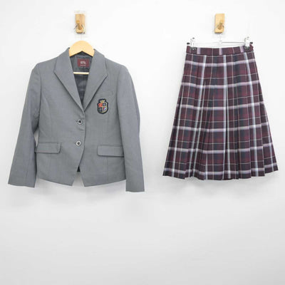 【中古】滋賀県 立命館守山中学校 女子制服 2点 (ブレザー・スカート) sf054718