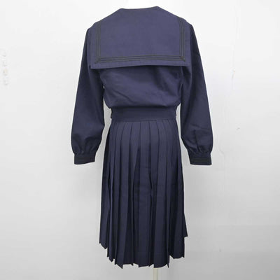 【中古】兵庫県 神戸山手女子高等学校 女子制服 2点 (セーラー服・スカート) sf054730