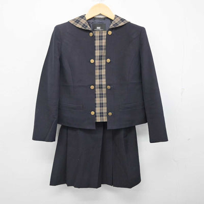 【中古】岡山県 明誠学院高等学校 女子制服 2点 (ブレザー・スカート) sf054733