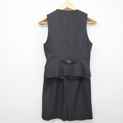 【中古】 事務服 女子制服 3点 (ベスト・スカート) sf054747