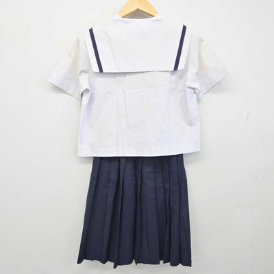 【中古】宮崎県 沖水中学校 女子制服 2点 (セーラー服・スカート) sf054766