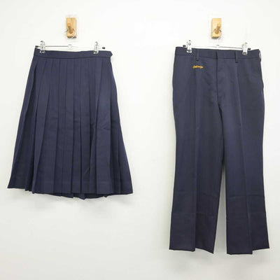 【中古】宮崎県 沖水中学校 女子制服 4点 (セーラー服・スカート・ズボン) sf054767