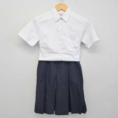 【中古】神奈川県 横浜翠嵐高等学校 女子制服 2点 (シャツ・スカート) sf054771