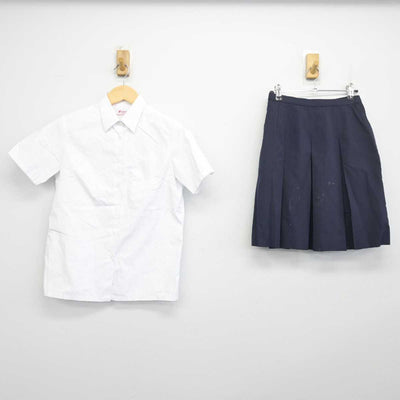 【中古】神奈川県 横浜翠嵐高等学校 女子制服 2点 (シャツ・スカート) sf054771