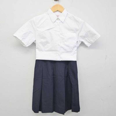 【中古】神奈川県 横浜翠嵐高等学校 女子制服 2点 (シャツ・スカート) sf054772