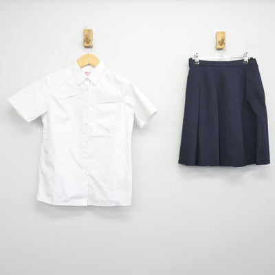 【中古】神奈川県 横浜翠嵐高等学校 女子制服 2点 (シャツ・スカート) sf054772